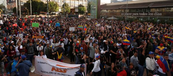 Protestas en Venezuela - Sputnik Mundo