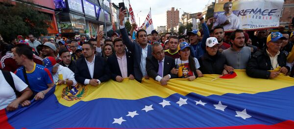 Las protestas en Venezuela - Sputnik Mundo