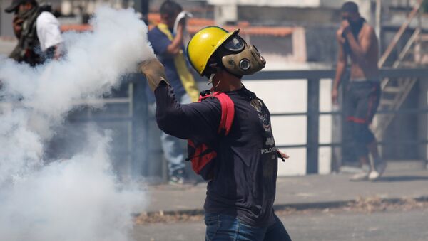 Protestas en Venezuela - Sputnik Mundo