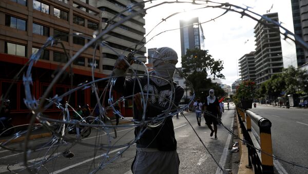 Protestas en Venezuela - Sputnik Mundo