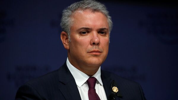 Iván Duque, presidente de Colombia - Sputnik Mundo