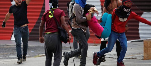 Protestas de la oposición en Venezuela - Sputnik Mundo