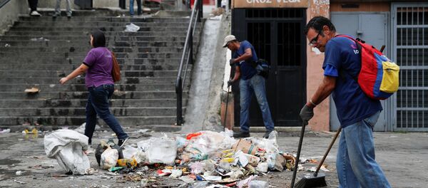 Caracas (Venezuela) después de las protestas - Sputnik Mundo