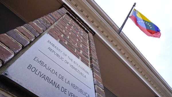 La embajada de Venezuela en Washington La embajada de Venezuela en Washington - Sputnik Mundo