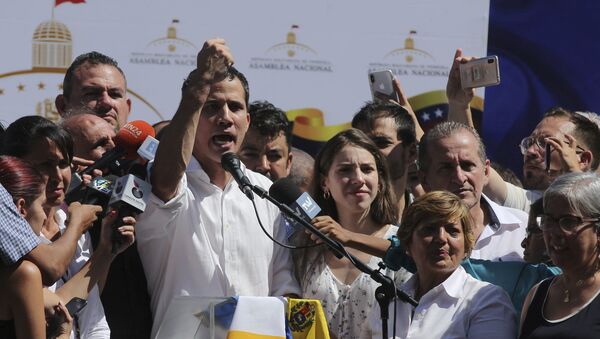 Juan Guaidó, presidente de la Asamblea Nacional de Venezuela - Sputnik Mundo