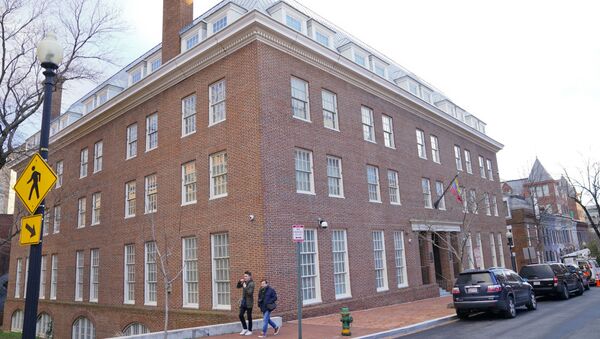 La embajada de Venezuela en Washington La embajada de Venezuela en Washington - Sputnik Mundo