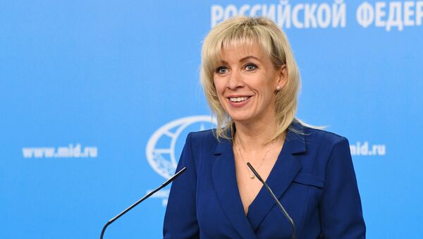 María Zajárova, portavoz del Ministerio de Exteriores de Rusia - Sputnik Mundo