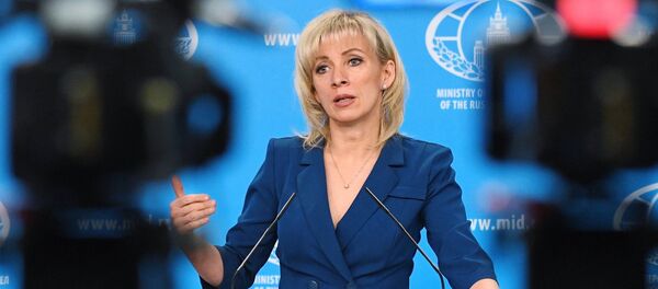 María Zajárova, portavoz del Ministerio de Exteriores de Rusia - Sputnik Mundo