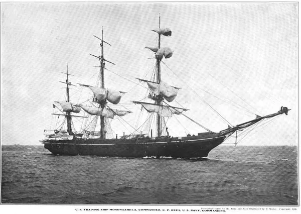 El buque estadounidense Monongahela, en la bahía de Guantánamo, en 1903 El buque estadounidense Monongahela, en la bahía de Guantánamo, en 1903 - Sputnik Mundo