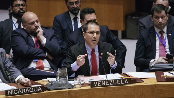 Jorge Arreaza, canciller venezolano - Sputnik Mundo