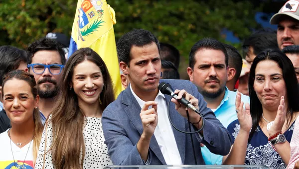 Juan Guaidó, presidente de la Asamblea Nacional de Venezuela