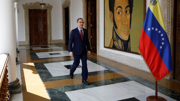 Jorge Arreaza, canciller de Venezuela - Sputnik Mundo