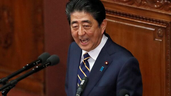 Shinzo Abe, primer ministro de Japón - Sputnik Mundo