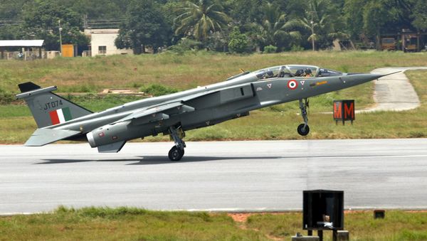 Un avión de combate Jaguar de la Fuerza Aérea India Un avión de combate Jaguar de la Fuerza Aérea India - Sputnik Mundo