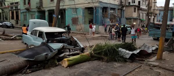 Consecuencias del tornado en La Habana, Cuba - Sputnik Mundo