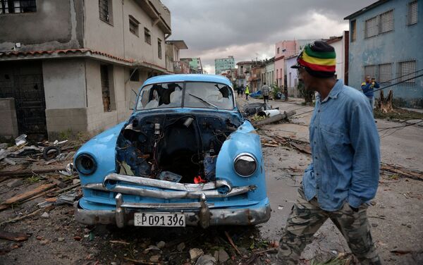 Consecuencias del tornado en La Habana, Cuba - Sputnik Mundo