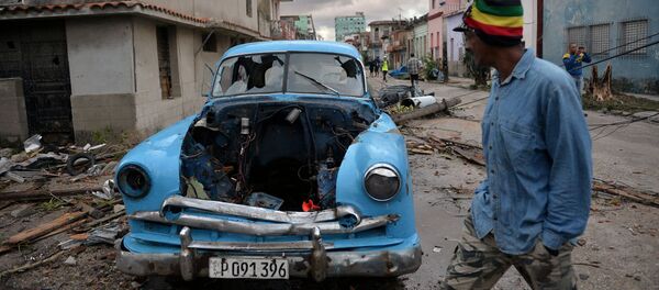 Consecuencias del tornado en La Habana, Cuba Consecuencias del tornado en La Habana, Cuba - Sputnik Mundo