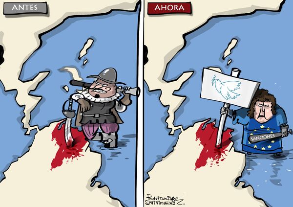 La UE actúa al estilo de las viejas potencias coloniales contra Venezuela - Sputnik Mundo