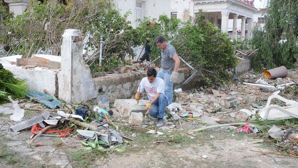 Las consecuencias del tornado en La Habana, Cuba - Sputnik Mundo