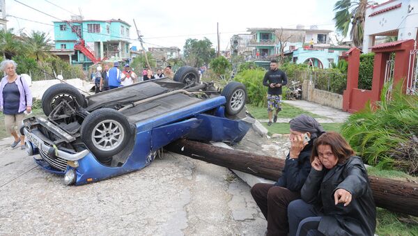 Las consecuencias del tornado en La Habana, Cuba - Sputnik Mundo