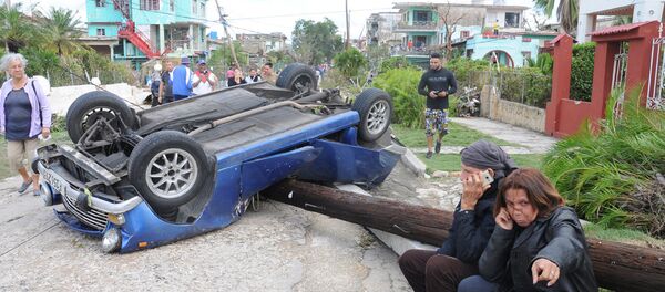 Las consecuencias del tornado en La Habana, Cuba Las consecuencias del tornado en La Habana, Cuba - Sputnik Mundo