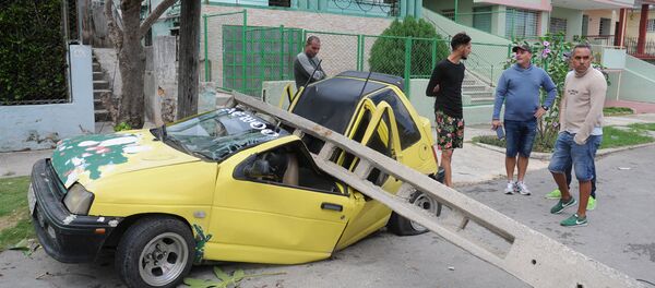 Las consecuencias del tornado en La Habana, Cuba - Sputnik Mundo
