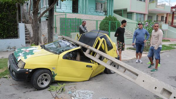 Las consecuencias del tornado en La Habana, Cuba - Sputnik Mundo