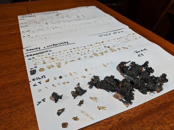 Parte de la basura recolectada por Unplastify en su viaje - Sputnik Mundo