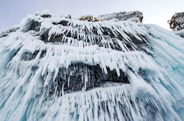 La magia del lago Baikal congelado - Sputnik Mundo