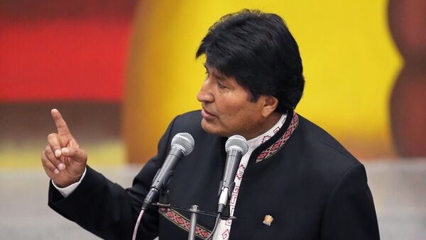 Evo Morales, presidente de Bolivia - Sputnik Mundo