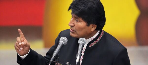Evo Morales, presidente de Bolivia - Sputnik Mundo