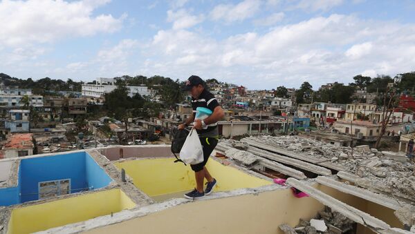 Las consecuencias del tornado en La Habana, Cuba - Sputnik Mundo