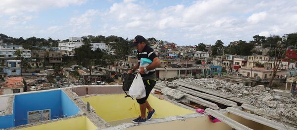 Las consecuencias del tornado en La Habana, Cuba - Sputnik Mundo