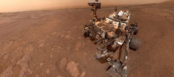 Selfi del róver Curiosity - Sputnik Mundo