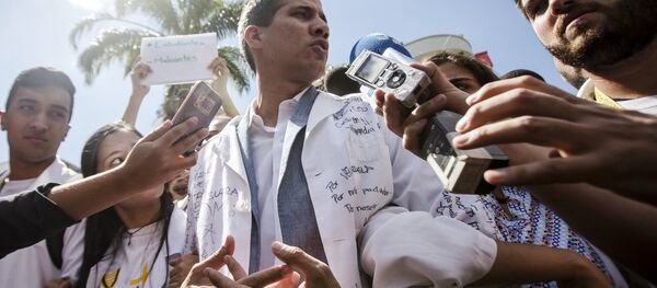 Juan Guaidó, presidente de la Asamblea Nacional de Venezuela - Sputnik Mundo