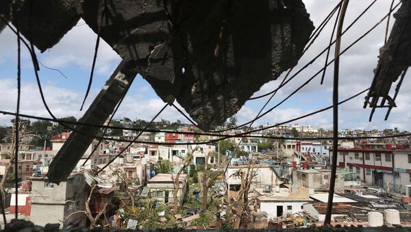 Las consecuencias del tornado en La Habana, Cuba Las consecuencias del tornado en La Habana, Cuba - Sputnik Mundo