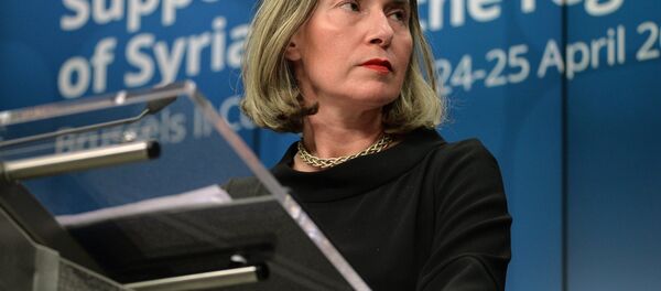 Federica Mogherini, la jefa de la diplomacia europea (archivo) - Sputnik Mundo