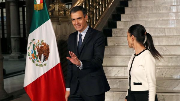 Pedro Sánchez, presidente del Gobierno de España, en México Pedro Sánchez, presidente del Gobierno de España, en México - Sputnik Mundo