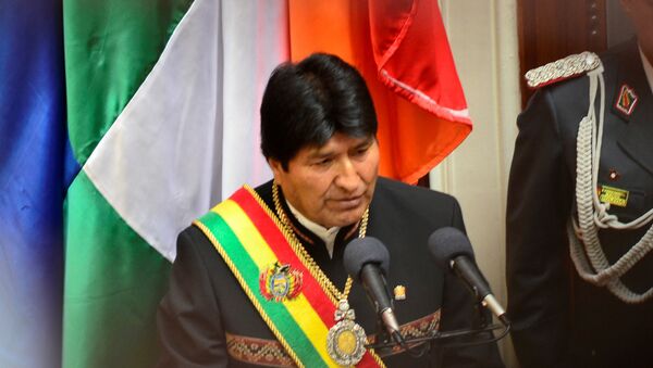 Evo Morales, presidente de Bolivia - Sputnik Mundo