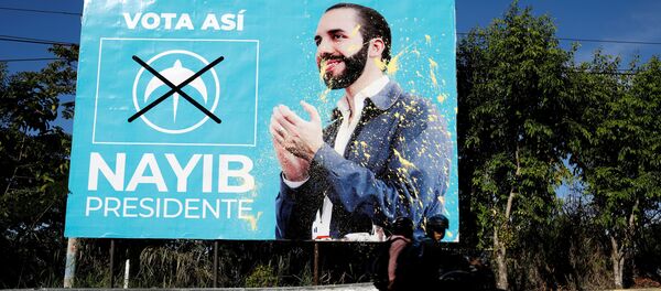 La campaña electoral de Nayib Bukele - Sputnik Mundo