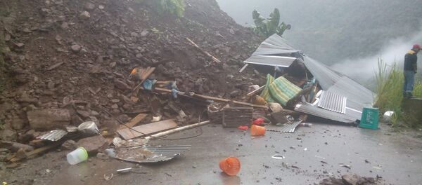 Deslizamiento de tierra en Bolivia - Sputnik Mundo