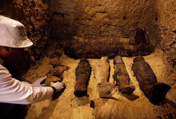 Hallan una antigua necrópolis egipcia con 40 momias - Sputnik Mundo