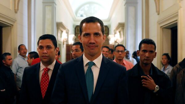 Juan Guaidó, presidente de la Asamblea Nacional de Venezuela - Sputnik Mundo