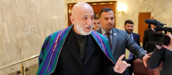 Hamid Karzai, expresidente afgano en Moscú, Rusia - Sputnik Mundo