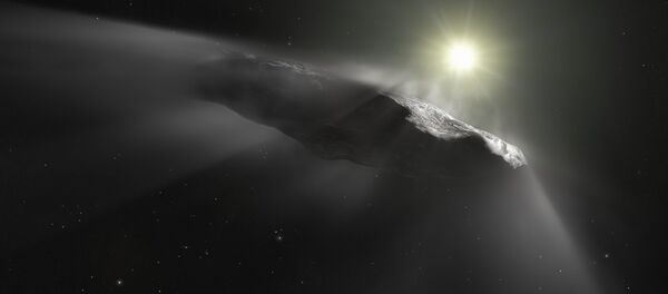 Oumuamua (ilustración artística) - Sputnik Mundo