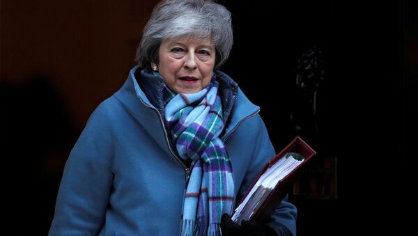 Theresa May, primera ministra del Reino Unido - Sputnik Mundo