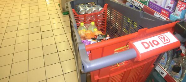 Сarrito de compras del supermercado Dia - Sputnik Mundo