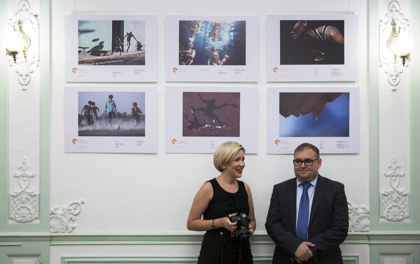 Exposición del concurso Andréi Stenin en Buenos Aires - Sputnik Mundo