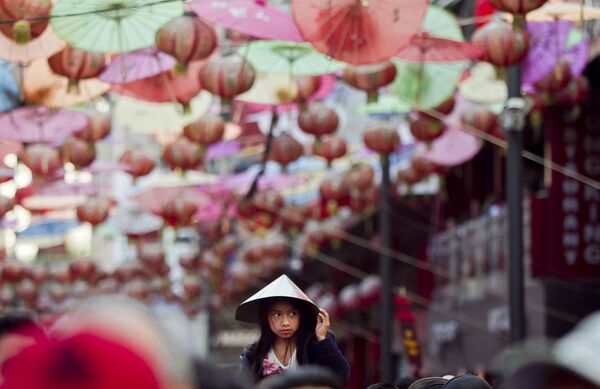 Así se vive el Año Nuevo chino en Ciudad de México (fotos, vídeos) - Sputnik Mundo