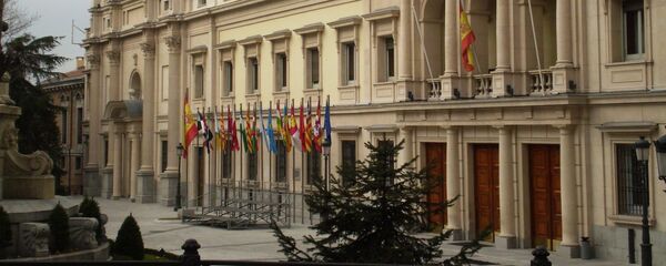 Fachada del Palacio del Senado de España - Sputnik Mundo